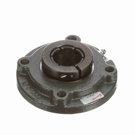 BROWNING Mounted Cast Iron Flange Cartridge Ball Bearing, 52100 Bearing Steel, Concentric Lock VFCB-219